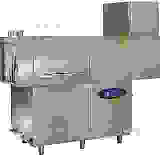 Тоннельная посудомоечная машина OZTI OBK 1500 слева направо