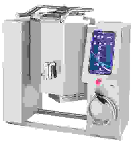 Котел пищеварочный опрокидывающийся КПЭМ-250-ОМ2 с миксером и сливным краном