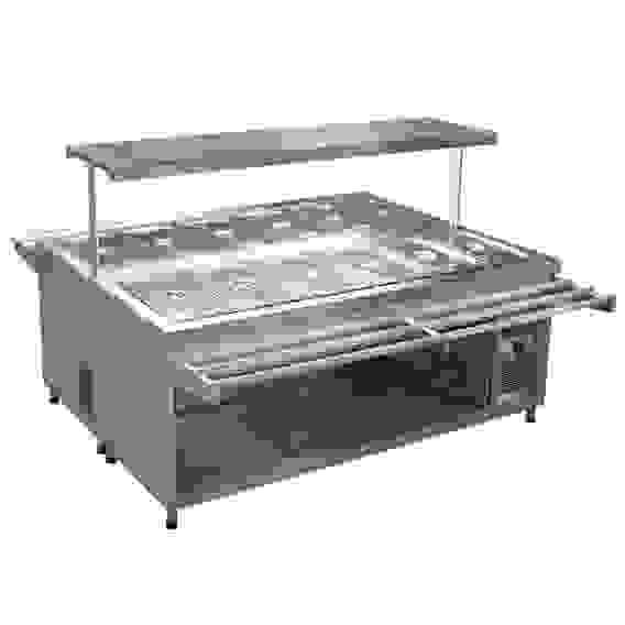 Салат-бар ПВВ(Н)-140СМ-02 (12 GN 1/1, 2120 мм, вся нерж)