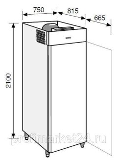 Шкаф морозильный EVERLASTING BASIC 701 BTV