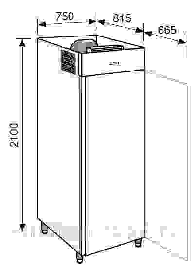 Шкаф морозильный EVERLASTING BASIC 701 BTV