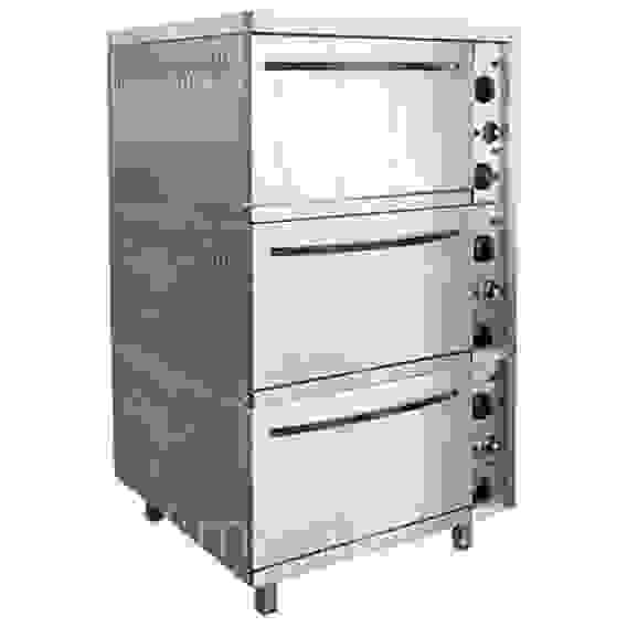 Шкаф жарочный 3-х секционный ШЭЖП-3, лицо нерж, 840х840(895)х1500(1520) мм