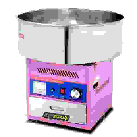 Аппарат для приготовления сахарной ваты ECOLUN ( диам.520 мм), розовый