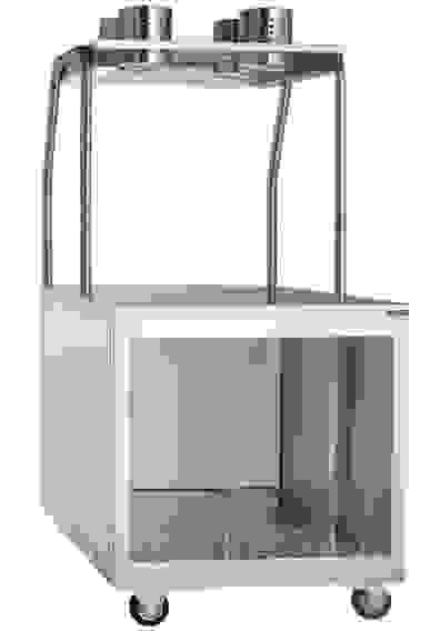 Прилавок для столовых приборов Abat ПСП-70ПМ кашированный дуб