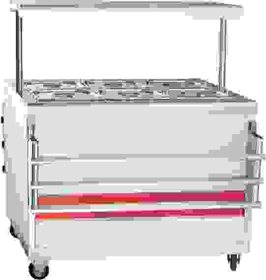 Прилавок для горячих напитков Abat ПГН-70ПМ кашированный дуб