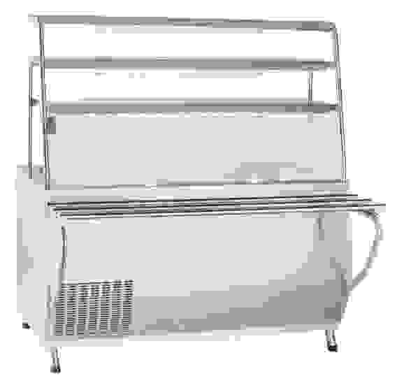 Прилавок-витрина холодильный Abat ПВВ(Н)-70Т-01-НШ