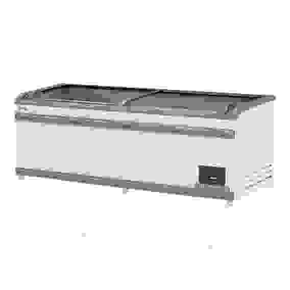 Ларь-витрина низкотемп ЛВН 1850 (ЛБТ М 1850) СП ДИКСИ (ЛТ, ВерхНижСер Бампер, RAL 9006/7040вст)