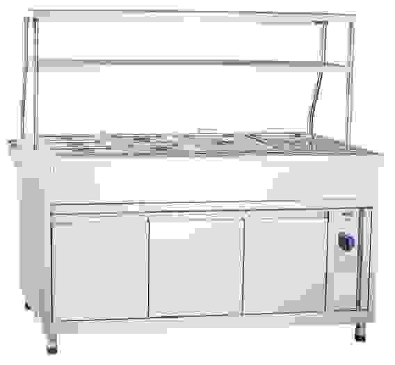 Мармит 2-х блюд Abat ЭМК-70КМ-01 кашированный