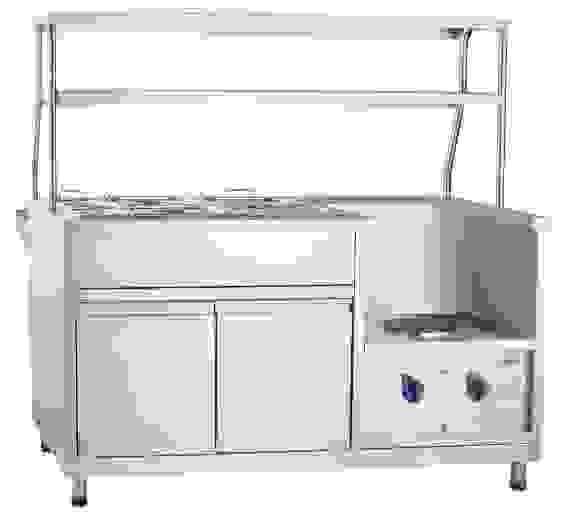 Мармит 1-х и 2-х блюд Abat ЭМК-70КМУ кашированный