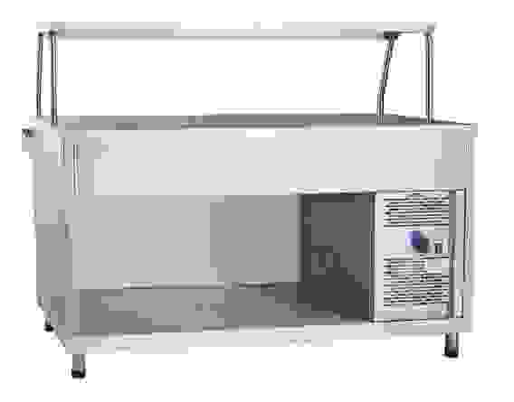 Прилавок-витрина Abat ПВВ(Н)-70КМ-01-НШ кашированный
