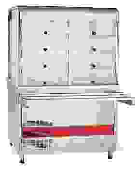 Прилавок-витрина холодильный Abat ПВВ(Н)-70КМ-С-02-НШ кашированный