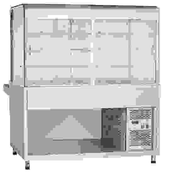 Прилавок-витрина холодильный Abat ПВВ(Н)-70КМ-С-03-НШ кашированный