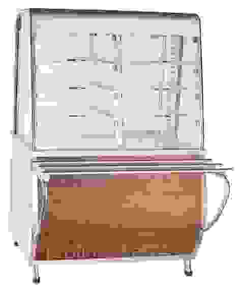 Прилавок-витрина тепловая Abat ПВТ-70Т кашированный дуб