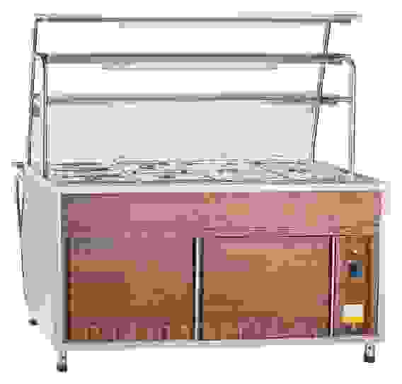 Мармит 2-х блюд Abat ЭМК-70Т-01 кашированный дуб