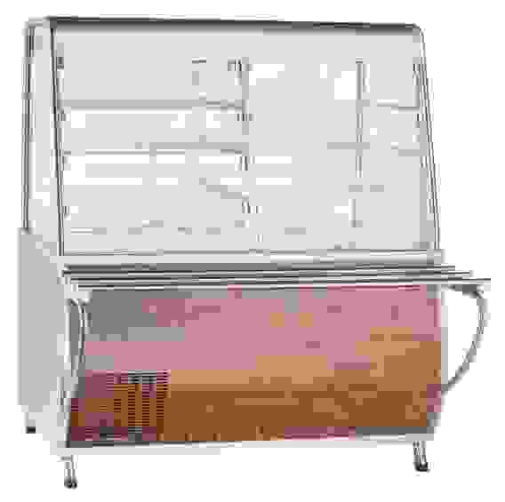 Прилавок-витрина холодильный Abat ПВВ(Н)-70Т-С-01-НШ кашированный дуб