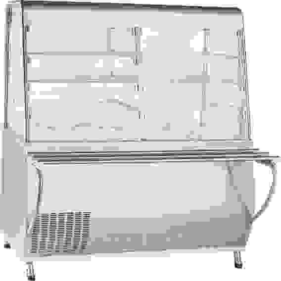 Прилавок-витрина холодильный Abat ПВВ(Н)-70Т-С-01-НШ кашированный дуб