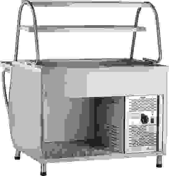 Прилавок-витрина холодильный Abat ПВВ(Н)-70М-НШ