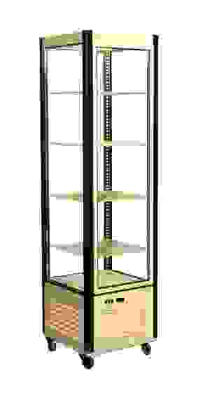 Кондитерский шкаф Полюс R400C Сarboma (D4 VM 400-1 (бежево-коричневый, стандартные цвета))