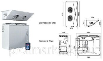 Сплит-система среднетемпературная POLAIR SM 226 P