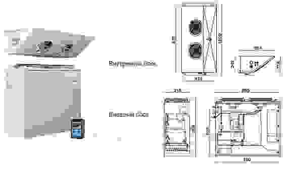 Сплит-система низкотемпературная POLAIR SB 214 P