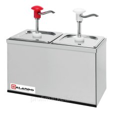 Дозатор для соусов с 2 помпами и 2 гастроемкостями GN1/6*200 мм Kalando KD002 2 set