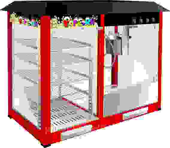 Аппарат для попкорна Airhot POP-6W с витриной