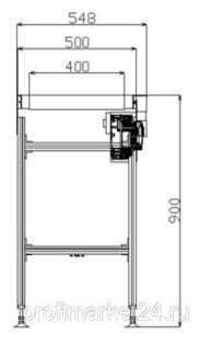 Конвейер ленточный размером 300*40 см Kocateq CV 300 х 40