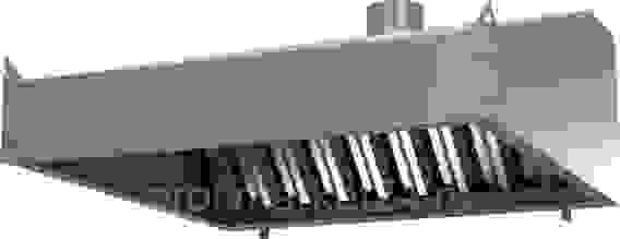 Зонт вытяжной EKSI ЗВП Э (L=920, S=900, H=500)