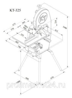 Пила для мяса Koneteollisuus Oy (KT) 325
