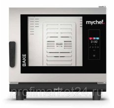 Пароконвектомат электрический 6 ур. 60*40 см, WiFi, автоматическая мойка Distform MyChef Bake 6 EN (600*400) (BCE6100D)
