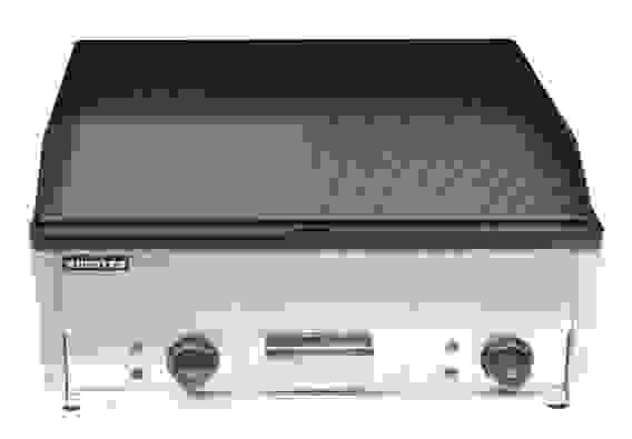 Жарочная поверхность электрическая ребристая/плоская 60*36 см с 2 тефлонированными зонами нагрева Kocateq GH60