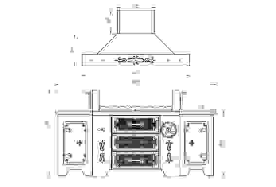 Мангал НА ДРЕВЕСНОМ УГЛЕ УМБ(2) GRILL MASTER