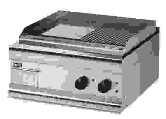 Жарочная поверхность электрическая ребристая/плоская 56,2*40,5 см с 2 зонами нагрева Lincat GS6TREFL