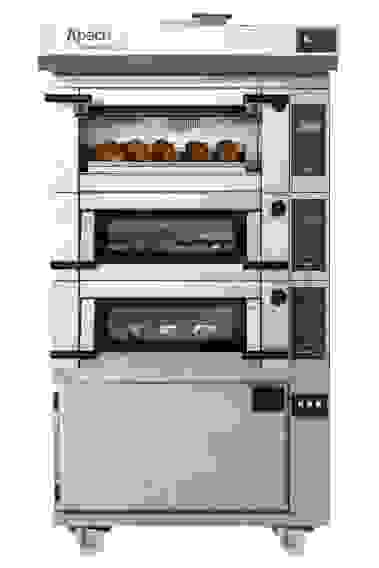 Печь подовая с расстойкой Apach Bakery Line E2K4P DP