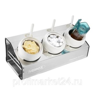 Витрина для десертов 3 емк*1,5 л Nemox Fantasia Buffet (0036000400)