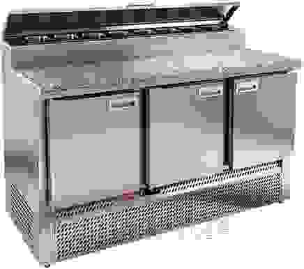 Стол для пиццы HICOLD PZE1-111/GN (1/3H) камень