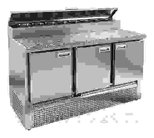 Стол для пиццы HICOLD PZE2-111/GN (1/6H) камень