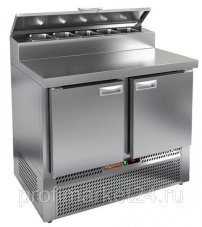 Стол для пиццы HICOLD PZE2-11/GN (1/6H) камень
