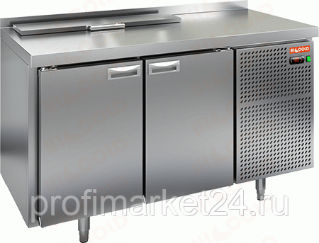 Стол для салатов HICOLD SL2-11GN (1/6) с крышкой