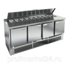 Стол для салатов HICOLD SLE1-1111GN (1/3) с крышкой