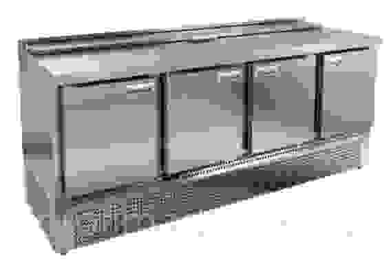 Стол для салатов HICOLD SLE2-1111GN (1/6) с крышкой