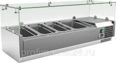 Холодильная витрина для ингредиентов Hurakan HKN-VRX1200/380