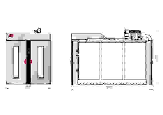 Шкаф расстойный электрический Восход Бриз-464П