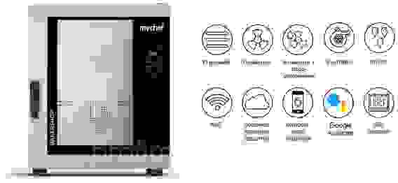 Пароконвектомат Distform MyChef Bakershop 10 EN (600*400) (SCE1100D)