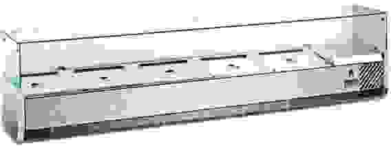 Холодильная витрина для ингредиентов Hurakan HKN-VRX1500/380