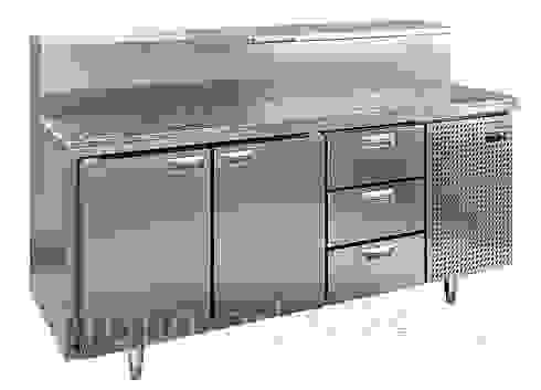 Стол холодильный для пиццы HICOLD PZ2-113/GN (1/6H)