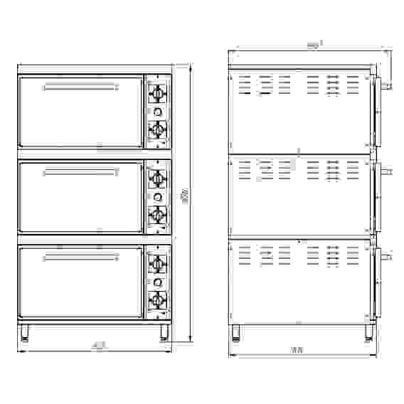 ШКАФ ЖАРОЧНЫЙ ЭЛЕКТРИЧЕСКИЙ ШЖЭ-3