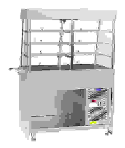Прилавок-витрина холодильный Abat ПВВ(Н)-70Х-С-02-НШ