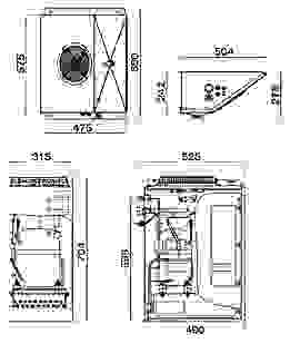 Сплит-система среднетемпературная Polair SM 109 P