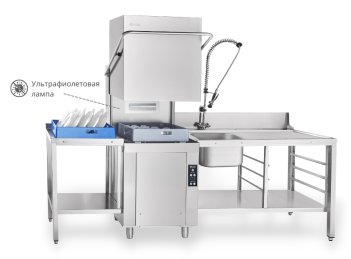 Купольная посудомоечная машина Abat МПК-700К-04 с функцией стерилизации посуды